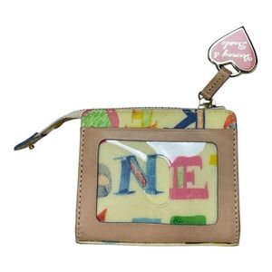 Dooney & Bourke | Multi-Color Brush-Stroke Print Mini Coin Purse Card-Holder